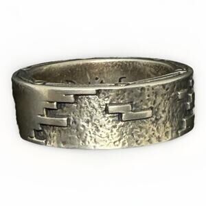 Fullmetal Alchemist Edward Silver Ring Size 8 Unused Rare Anime Jewelry